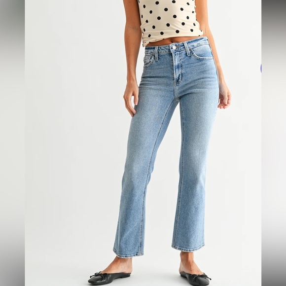 Just Black Denim slim cropped bootcut size 28 - Picture 4 of 11